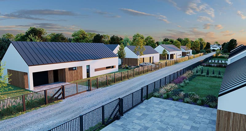 kozlowieckie zacisze wizualizacja